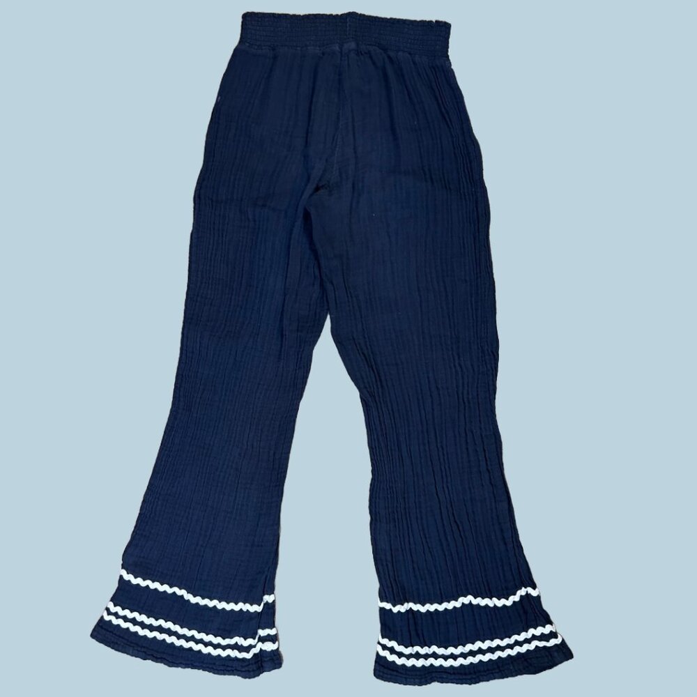 Michael Stars Gauze Wide Leg Pants - Picture 4 of 8